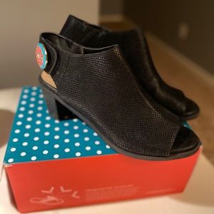 Lindsay Phillips black interchangeable snap boot